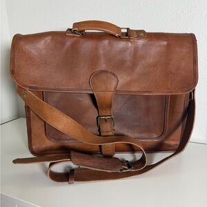 Vintage Leather Men's Messenger/laptop bag